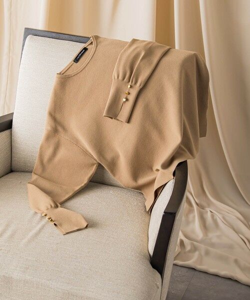 LAUTREAMONT / ロートレアモン ニット・セーター | 袖ボタンクルーネックニット ≪手洗い可能≫ | 詳細25