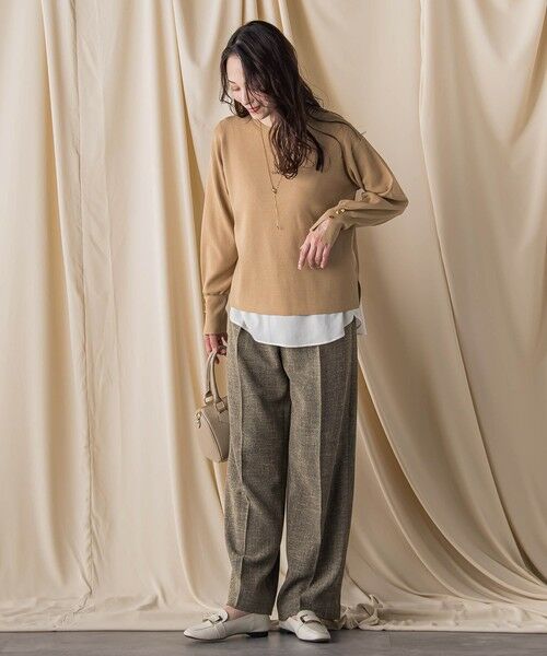 LAUTREAMONT / ロートレアモン ニット・セーター | 袖ボタンクルーネックニット ≪手洗い可能≫ | 詳細26