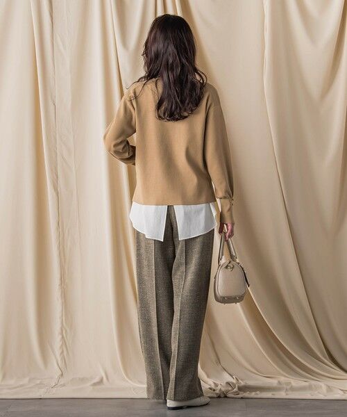 LAUTREAMONT / ロートレアモン ニット・セーター | 袖ボタンクルーネックニット ≪手洗い可能≫ | 詳細28