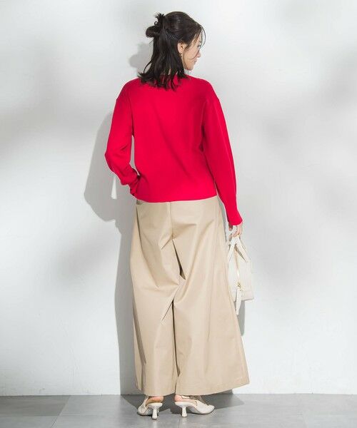 LAUTREAMONT / ロートレアモン ニット・セーター | 袖ボタンクルーネックニット ≪手洗い可能≫ | 詳細8