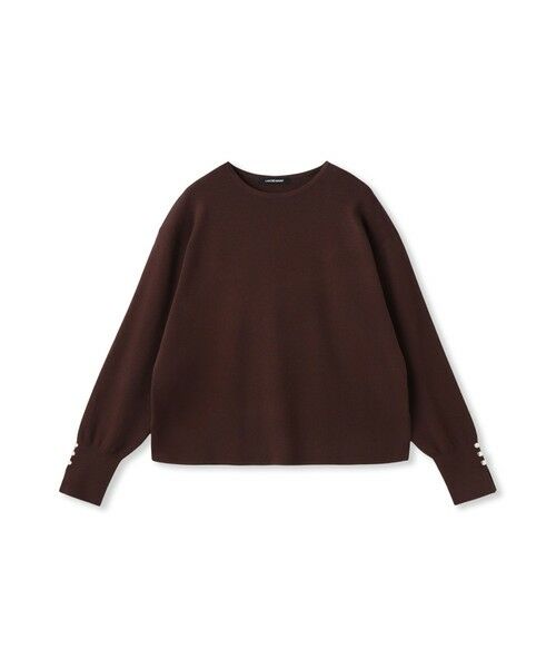 LAUTREAMONT / ロートレアモン ニット・セーター | 袖ボタンクルーネックニット ≪手洗い可能≫ | 詳細15