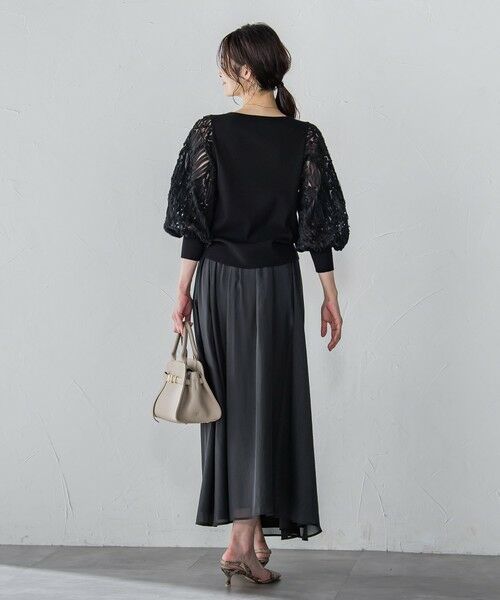 LAUTREAMONT / ロートレアモン ニット・セーター | エンブロイダリースリーブニットプルオーバー ≪手洗い可能≫≪手洗い可能≫ | 詳細6