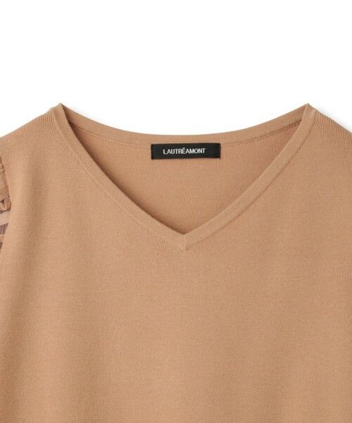 LAUTREAMONT / ロートレアモン ニット・セーター | エンブロイダリースリーブニットプルオーバー ≪手洗い可能≫≪手洗い可能≫ | 詳細15