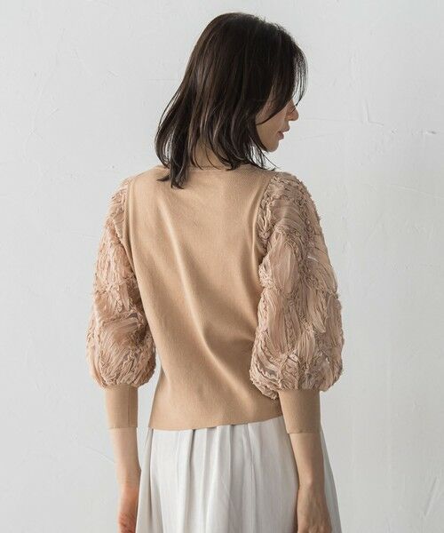 LAUTREAMONT / ロートレアモン ニット・セーター | エンブロイダリースリーブニットプルオーバー ≪手洗い可能≫≪手洗い可能≫ | 詳細9