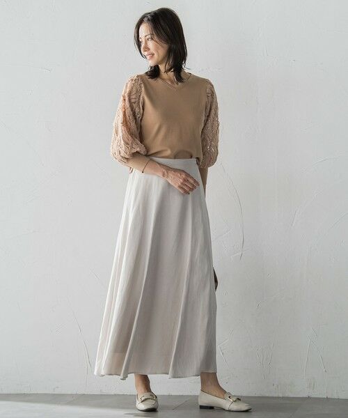 LAUTREAMONT / ロートレアモン ニット・セーター | エンブロイダリースリーブニットプルオーバー ≪手洗い可能≫≪手洗い可能≫ | 詳細10