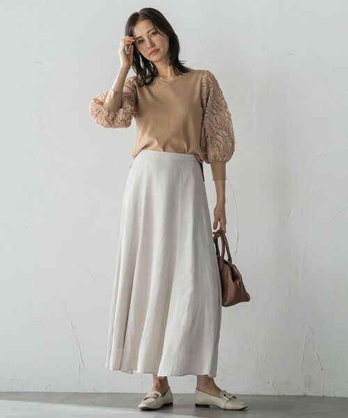 LAUTREAMONT / ロートレアモン ニット・セーター | エンブロイダリースリーブニットプルオーバー ≪手洗い可能≫≪手洗い可能≫ | 詳細11