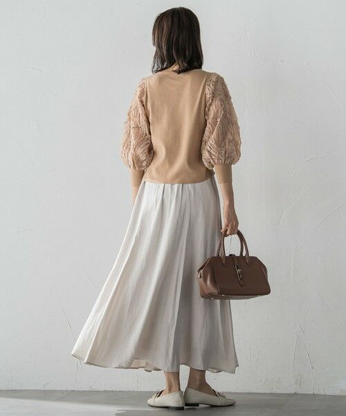 LAUTREAMONT / ロートレアモン ニット・セーター | エンブロイダリースリーブニットプルオーバー ≪手洗い可能≫≪手洗い可能≫ | 詳細12