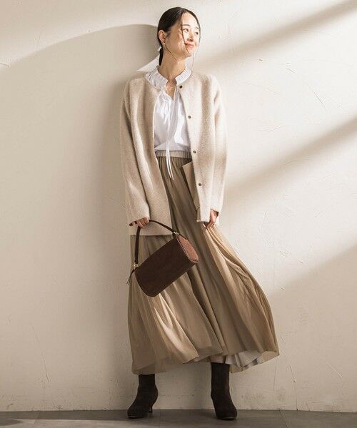 LAUTREAMONT / ロートレアモン カーディガン・ボレロ | フォックス混ニットジャケット | 詳細14