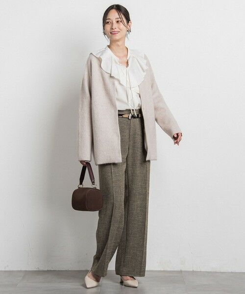 LAUTREAMONT / ロートレアモン カーディガン・ボレロ | フォックス混ニットジャケット | 詳細2