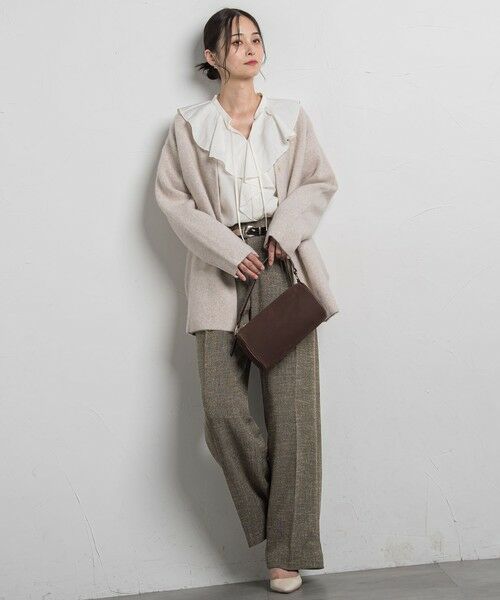 LAUTREAMONT / ロートレアモン カーディガン・ボレロ | フォックス混ニットジャケット | 詳細4