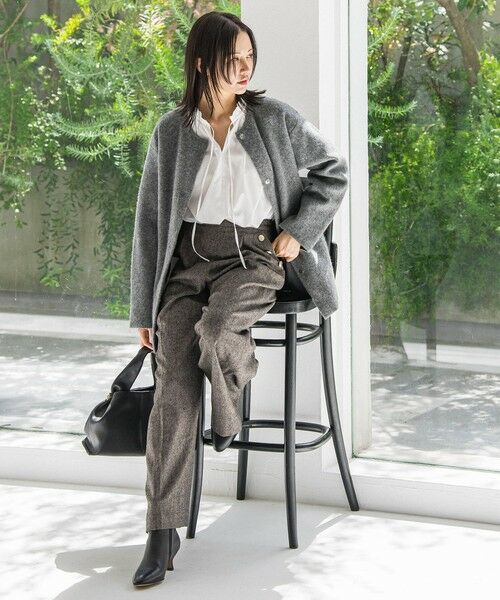 LAUTREAMONT / ロートレアモン カーディガン・ボレロ | フォックス混ニットジャケット | 詳細23