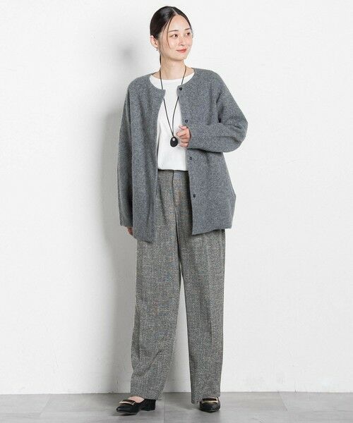 LAUTREAMONT / ロートレアモン カーディガン・ボレロ | フォックス混ニットジャケット | 詳細26