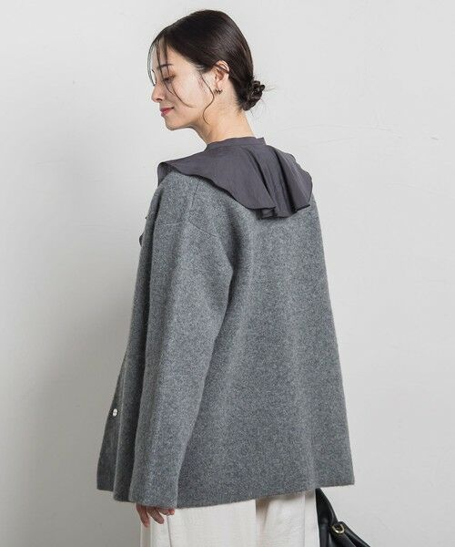 LAUTREAMONT / ロートレアモン カーディガン・ボレロ | フォックス混ニットジャケット | 詳細17