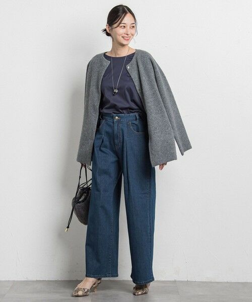 LAUTREAMONT / ロートレアモン カーディガン・ボレロ | フォックス混ニットジャケット | 詳細18