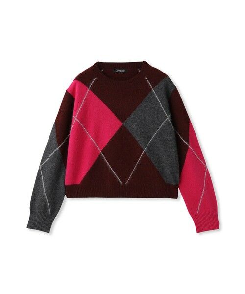 LAUTREAMONT / ロートレアモン ニット・セーター | アーガイルジャカードプルオーバー | 詳細8