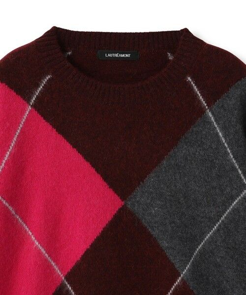 LAUTREAMONT / ロートレアモン ニット・セーター | アーガイルジャカードプルオーバー | 詳細10