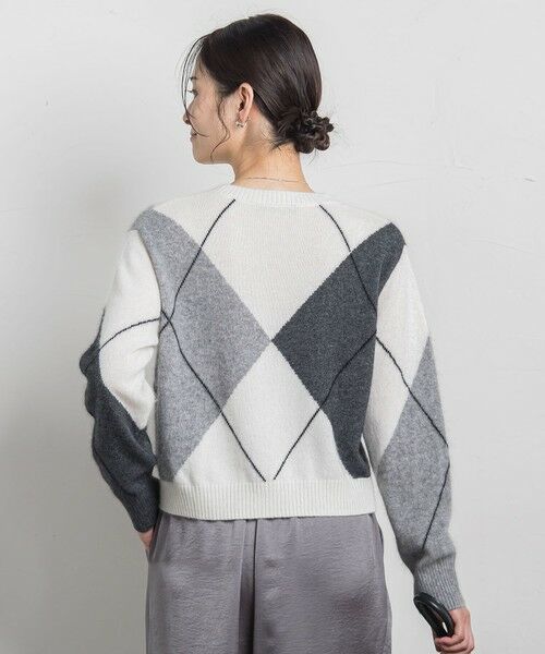 LAUTREAMONT / ロートレアモン ニット・セーター | アーガイルジャカードプルオーバー | 詳細14