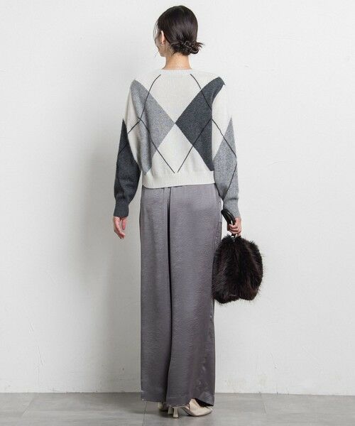 LAUTREAMONT / ロートレアモン ニット・セーター | アーガイルジャカードプルオーバー | 詳細17