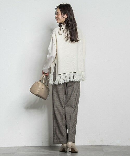 LAUTREAMONT / ロートレアモン ニット・セーター | フリンジベスト | 詳細5