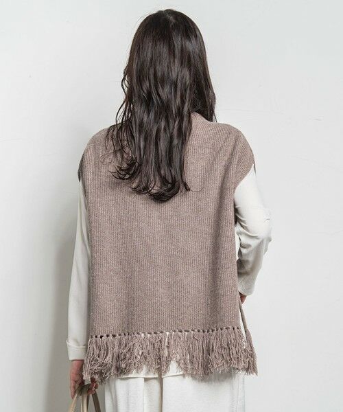 LAUTREAMONT / ロートレアモン ニット・セーター | フリンジベスト | 詳細8