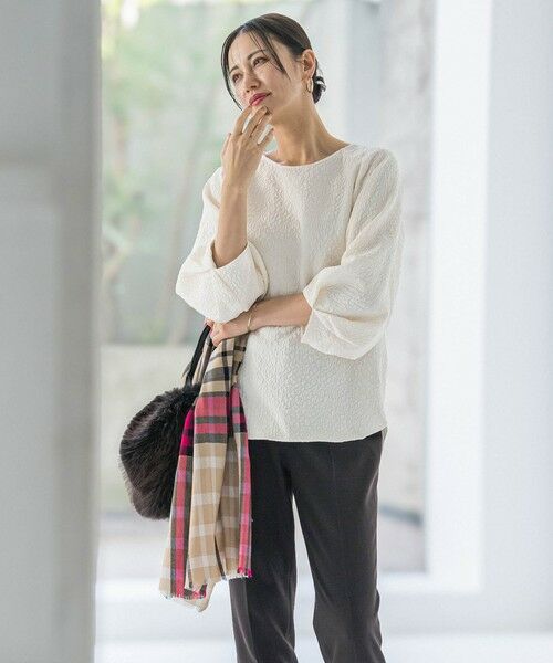 LAUTREAMONT / ロートレアモン シャツ・ブラウス | 【WEB限定】エアリージャガードブラウス≪洗濯機で洗える≫ | 詳細1