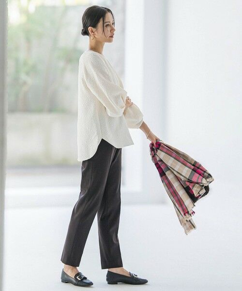 LAUTREAMONT / ロートレアモン シャツ・ブラウス | 【WEB限定】エアリージャガードブラウス≪洗濯機で洗える≫ | 詳細3