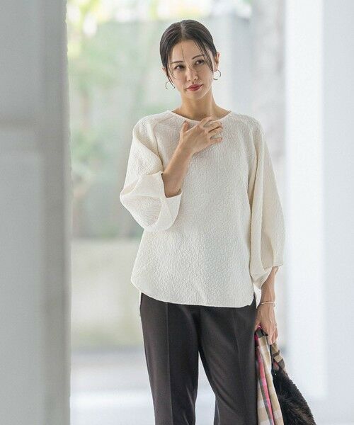 LAUTREAMONT / ロートレアモン シャツ・ブラウス | 【WEB限定】エアリージャガードブラウス≪洗濯機で洗える≫ | 詳細2