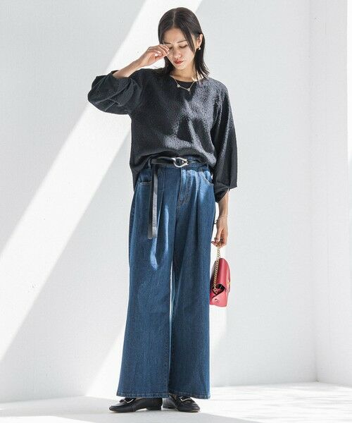 LAUTREAMONT / ロートレアモン シャツ・ブラウス | 【WEB限定】エアリージャガードブラウス≪洗濯機で洗える≫ | 詳細7