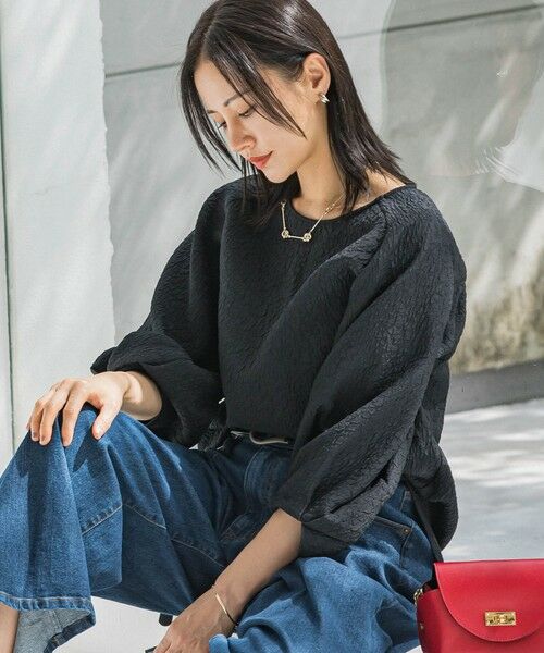 LAUTREAMONT / ロートレアモン シャツ・ブラウス | 【WEB限定】エアリージャガードブラウス≪洗濯機で洗える≫ | 詳細5