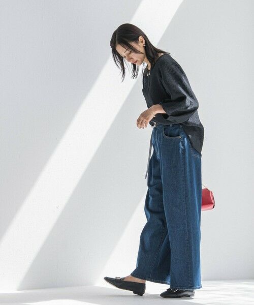 LAUTREAMONT / ロートレアモン シャツ・ブラウス | 【WEB限定】エアリージャガードブラウス≪洗濯機で洗える≫ | 詳細6