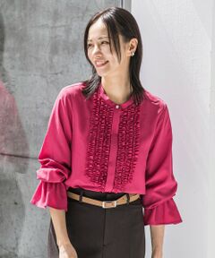 LAUTREAMONT / ロートレアモン シャツ・ブラウス | 【WEB限定】ジョーゼットフリルブラウス