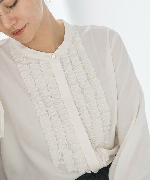 LAUTREAMONT / ロートレアモン シャツ・ブラウス | 【WEB限定】ジョーゼットフリルブラウス | 詳細3