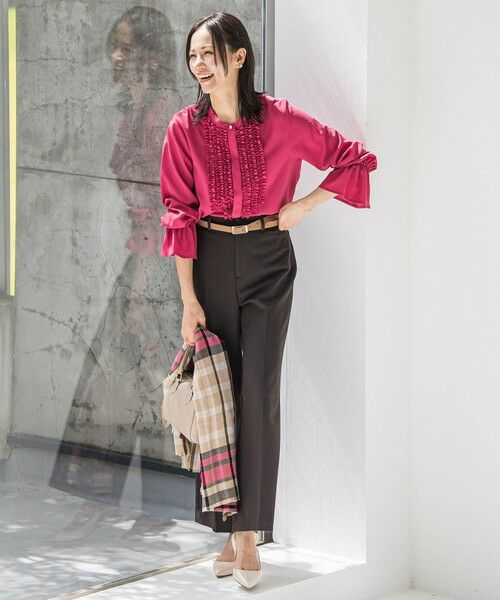 LAUTREAMONT / ロートレアモン シャツ・ブラウス | 【WEB限定】ジョーゼットフリルブラウス | 詳細6