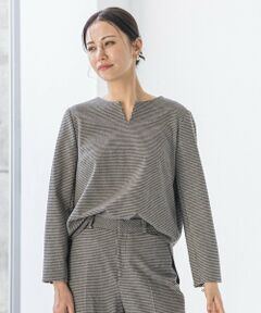 LAUTREAMONT / ロートレアモン シャツ・ブラウス | 両面起毛キーネックブラウス＜WEB限定11号サイズ＞