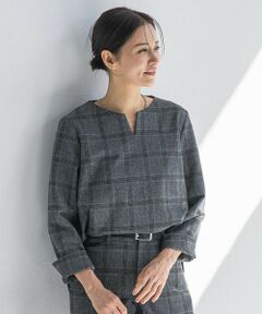 LAUTREAMONT / ロートレアモン シャツ・ブラウス | 両面起毛キーネックブラウス＜WEB限定11号サイズ＞