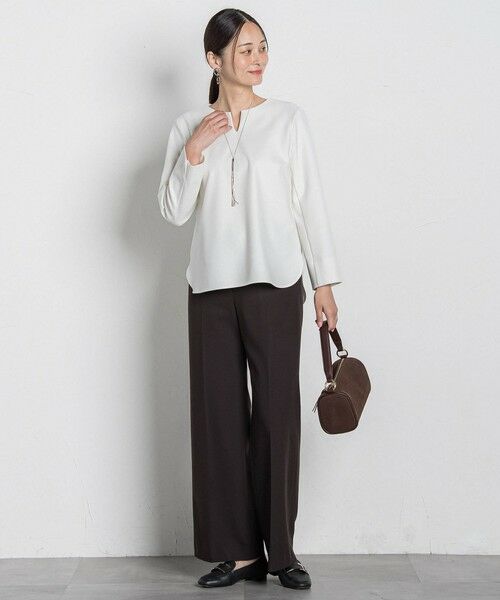 LAUTREAMONT / ロートレアモン シャツ・ブラウス | 両面起毛キーネックブラウス＜WEB限定11号サイズ＞ | 詳細2