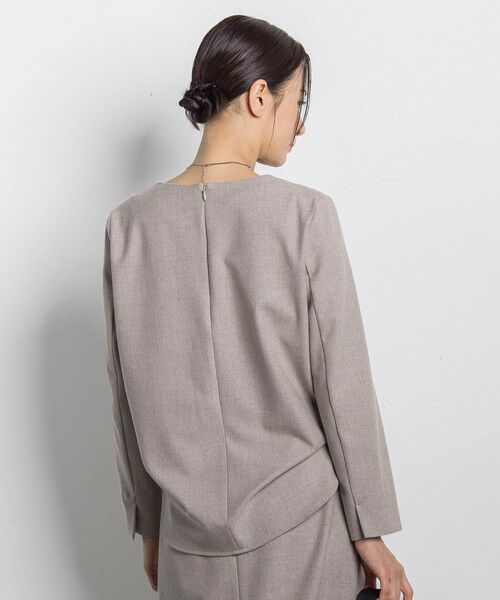 LAUTREAMONT / ロートレアモン シャツ・ブラウス | 両面起毛キーネックブラウス＜WEB限定11号サイズ＞ | 詳細12