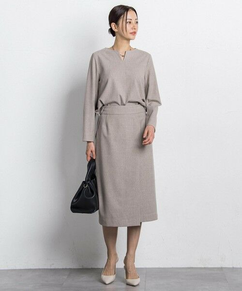 LAUTREAMONT / ロートレアモン シャツ・ブラウス | 両面起毛キーネックブラウス＜WEB限定11号サイズ＞ | 詳細13