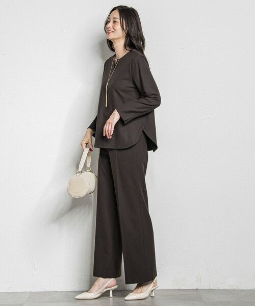 LAUTREAMONT / ロートレアモン シャツ・ブラウス | 両面起毛キーネックブラウス＜WEB限定11号サイズ＞ | 詳細18