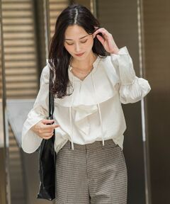 LAUTREAMONT / ロートレアモン シャツ・ブラウス | ラッフルレーヨンブラウス