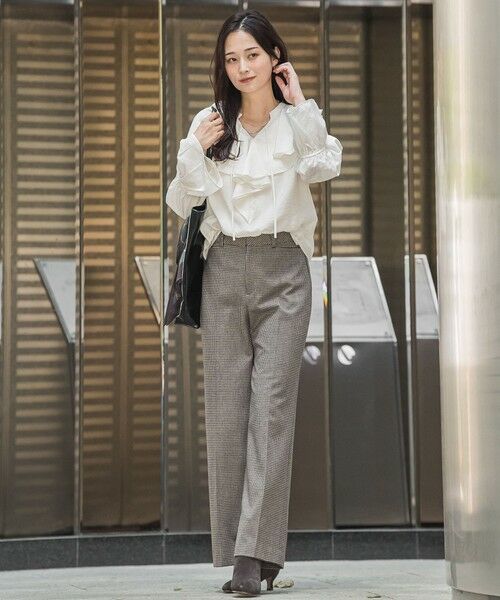 LAUTREAMONT / ロートレアモン シャツ・ブラウス | ラッフルレーヨンブラウス | 詳細1