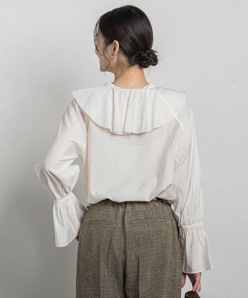 LAUTREAMONT / ロートレアモン シャツ・ブラウス | ラッフルレーヨンブラウス | 詳細10