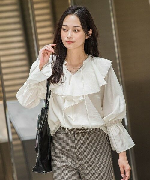 LAUTREAMONT / ロートレアモン シャツ・ブラウス | ラッフルレーヨンブラウス | 詳細2