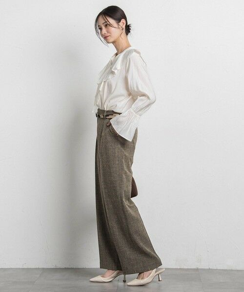 LAUTREAMONT / ロートレアモン シャツ・ブラウス | ラッフルレーヨンブラウス | 詳細3