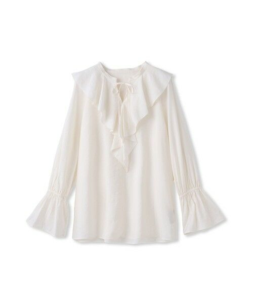 LAUTREAMONT / ロートレアモン シャツ・ブラウス | ラッフルレーヨンブラウス | 詳細4