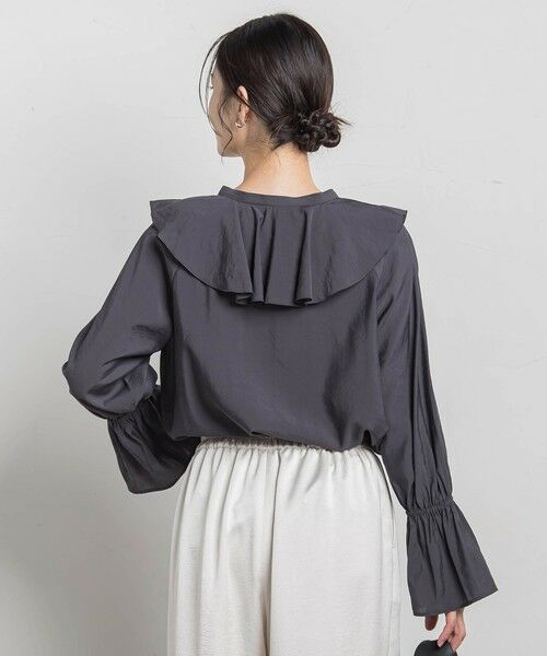LAUTREAMONT / ロートレアモン シャツ・ブラウス | ラッフルレーヨンブラウス | 詳細11