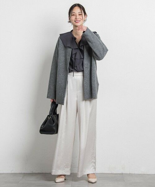 LAUTREAMONT / ロートレアモン シャツ・ブラウス | ラッフルレーヨンブラウス | 詳細12