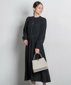 LAUTREAMONT / ロートレアモン ロング・マキシ丈ワンピース | マイクロデシンワンピース≪手洗い可能≫