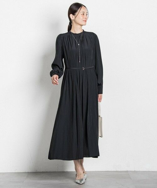 LAUTREAMONT / ロートレアモン ロング・マキシ丈ワンピース | マイクロデシンワンピース≪手洗い可能≫ | 詳細2