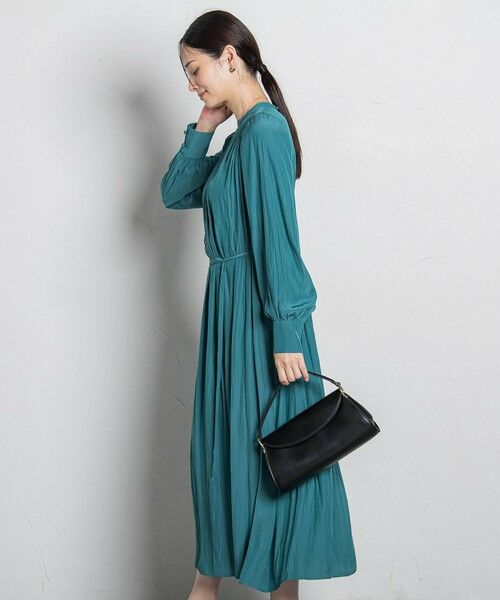 LAUTREAMONT / ロートレアモン ロング・マキシ丈ワンピース | マイクロデシンワンピース≪手洗い可能≫ | 詳細5